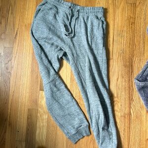 H&M grey sweatpants, lightly worn